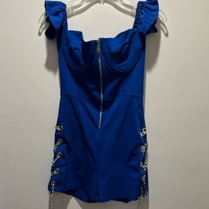 Leena Blue Romper NWT Women’s Small